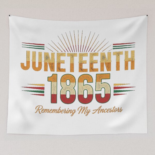 Item preview, Juneteenth 1865 Remembering My Ancestors Vintage Funny designed and sold by Designs-RZ.