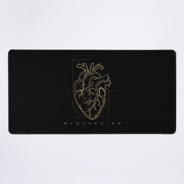 Item preview, Myocardium Fibonacci Anatomy: Minimalist Geometric Heart (Black Edition) designed and sold by PolarisCreative.