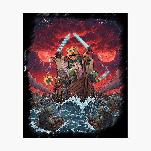 Item preview, Muppets Fellowship Fantasy Adventure Poster Design Today Graphic designed and sold by SharoKayd.
