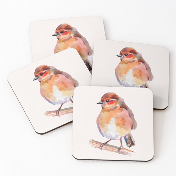 Item preview, Soft Watercolor Bird Art Print | Cozy Little Robin Illustration designed and sold by Filora Atelier .