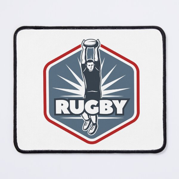Item preview, Vintage Rugby Lineout Jump Badge Sticker designed and sold by topprinting.