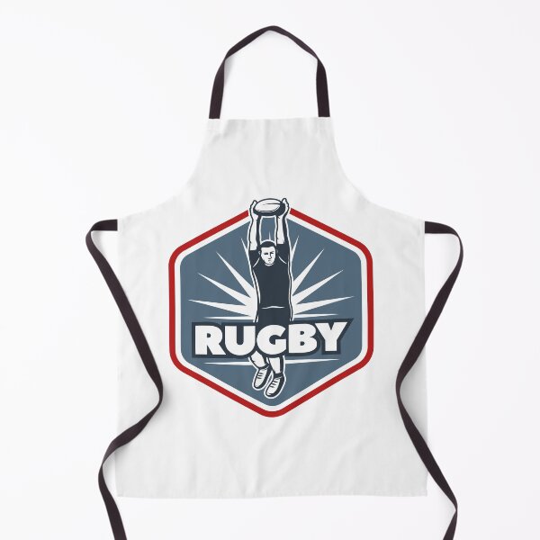 Item preview, Vintage Rugby Lineout Jump Badge Sticker designed and sold by topprinting.
