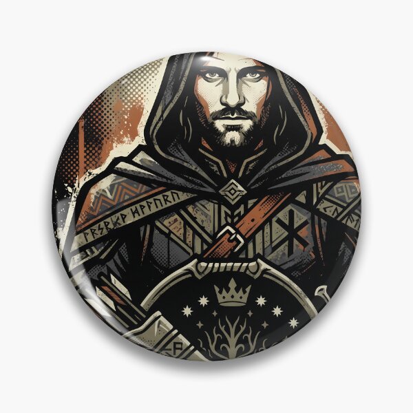 Item preview, Aragorn Gondor King – Return of the King Portrait designed and sold by Senpaiwaves.