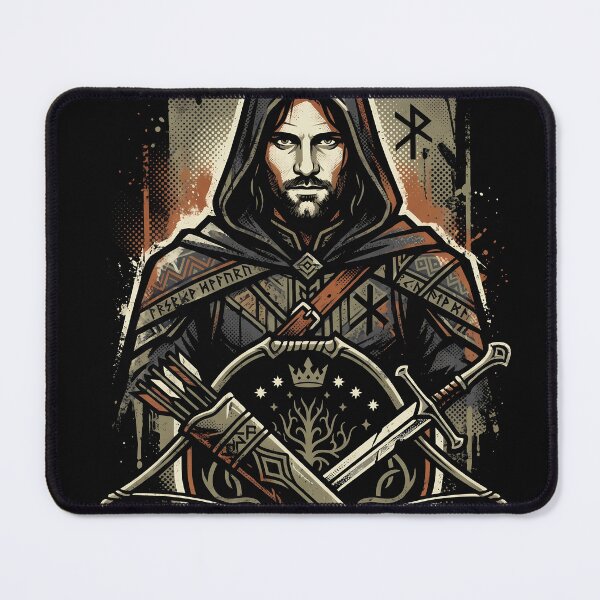 Item preview, Aragorn Gondor King – Return of the King Portrait designed and sold by Senpaiwaves.