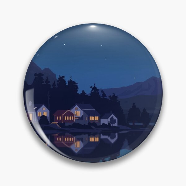 Item preview, Quaint Village at Night designed and sold by AbstractAnom.