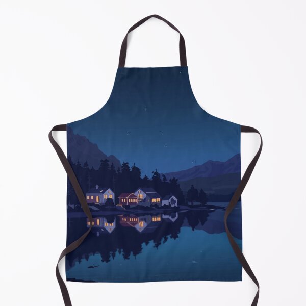 Item preview, Quaint Village at Night designed and sold by AbstractAnom.