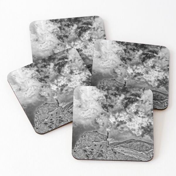 Item preview, Dramatic Sky Quebrada - Black and White Photo Jujuy - Cloud Print designed and sold by Keltoi-art.