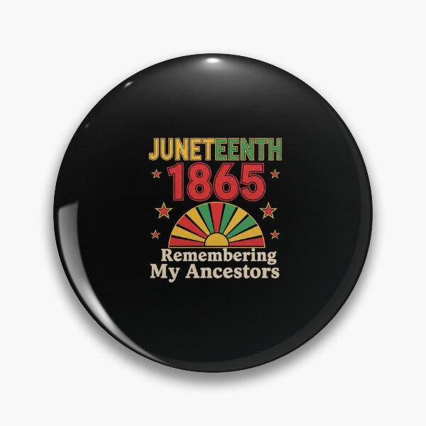 Item preview, Juneteenth 1865 Remembering My Ancestors Minimalist Pride designed and sold by Designs-RZ.