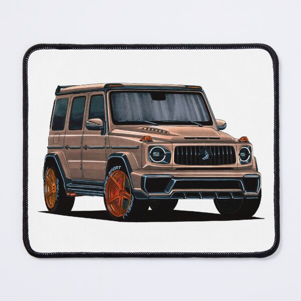 Item preview, Exclusive drawing legendary luxury bronze SUV MB G-Wagen W465 with M178 V8 engine designed and sold by Cars23.