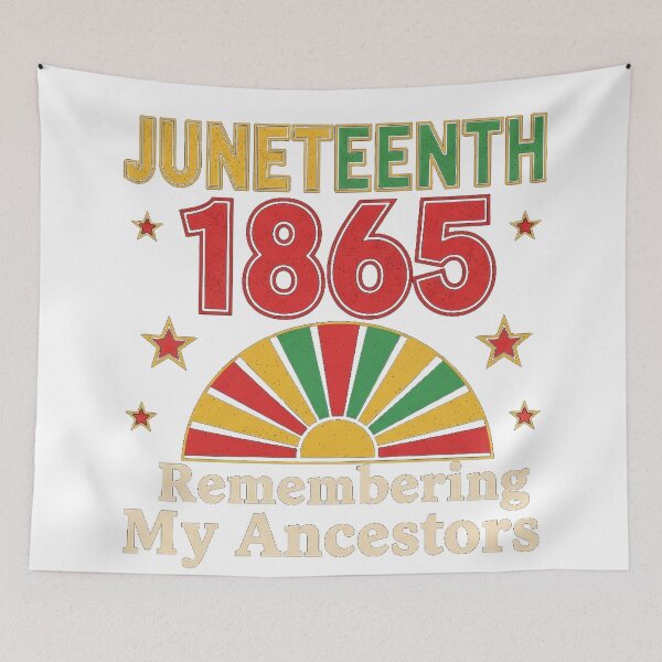 Item preview, Juneteenth 1865 Remembering My Ancestors Minimalist Pride designed and sold by Designs-RZ.