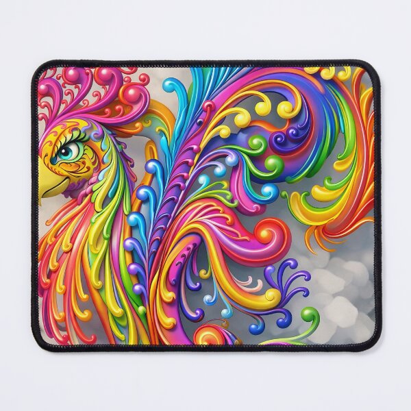 Item preview, Colorful Royal Peacock - 3D Digital Painting Art - Fantasy Print designed and sold by Keltoi-art.