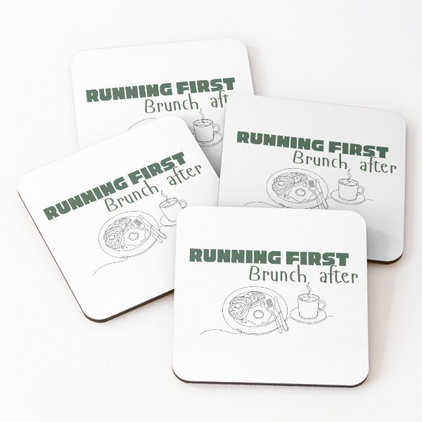 Item preview, Running First, Brunch After (Running) designed and sold by RunningWhiskers.