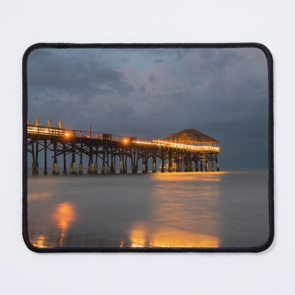 Item preview, Nighttime at Cocoa Beach Pier designed and sold by CopperSkyPhoto.
