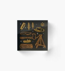 Outdoorsmen Gear Acrylic Block