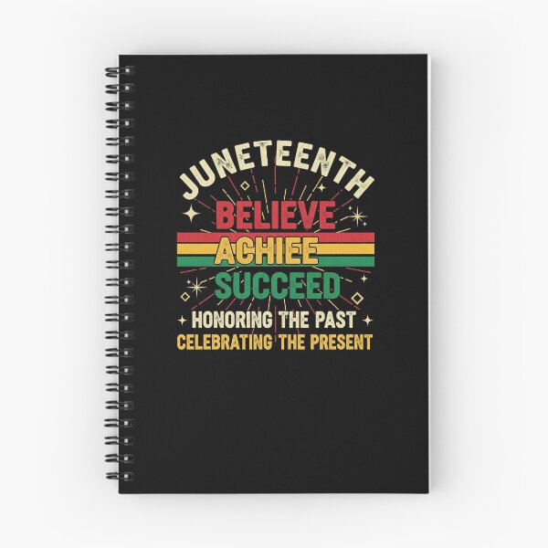 Item preview, Juneteenth Believe Achieve Succeed Freedom Day Celebration designed and sold by Designs-RZ.