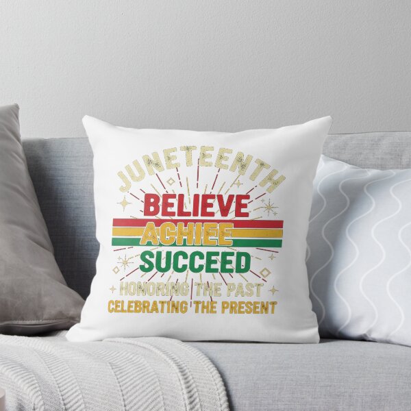 Item preview, Juneteenth Believe Achieve Succeed Freedom Day Celebration designed and sold by Designs-RZ.