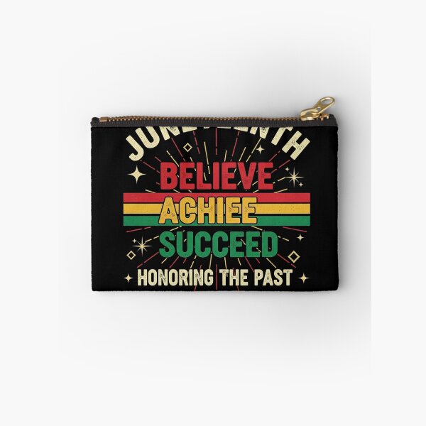 Item preview, Juneteenth Believe Achieve Succeed Freedom Day Celebration designed and sold by Designs-RZ.