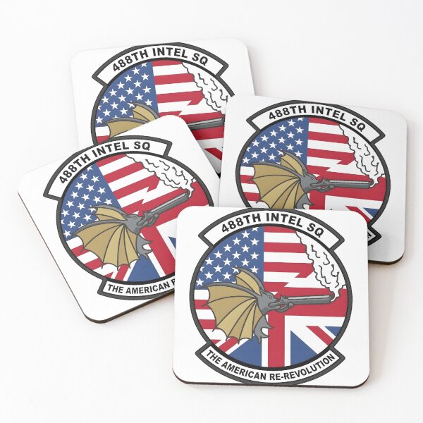 Item preview, 488th Intelligence Squadron "The American Re-Revolution" Morale Patch designed and sold by CharlieDesings.