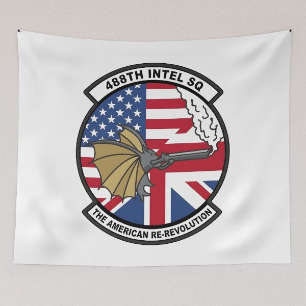 Item preview, 488th Intelligence Squadron "The American Re-Revolution" Morale Patch designed and sold by CharlieDesings.