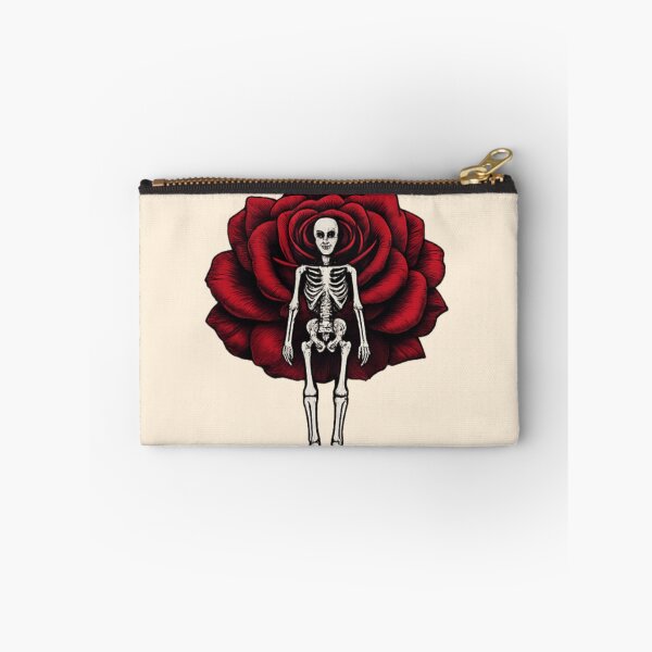 Item preview, Tiny Skeleton With Red Rose Gothic Aesthetic PNG  designed and sold by arifali786.