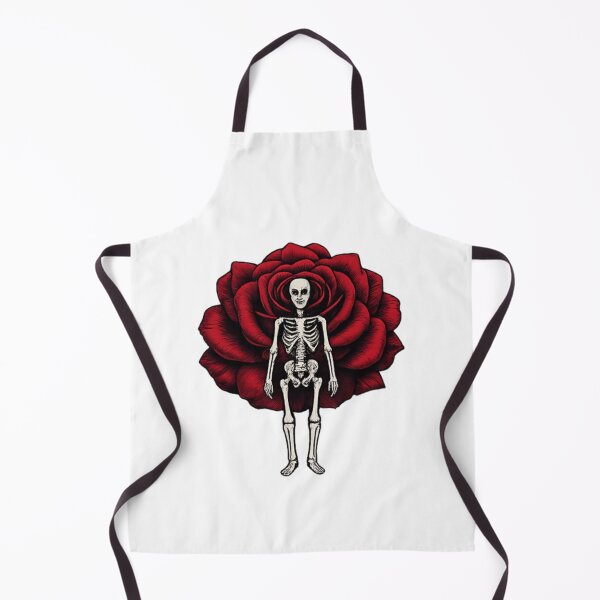 Item preview, Tiny Skeleton With Red Rose Gothic Aesthetic PNG designed and sold by arifali786.