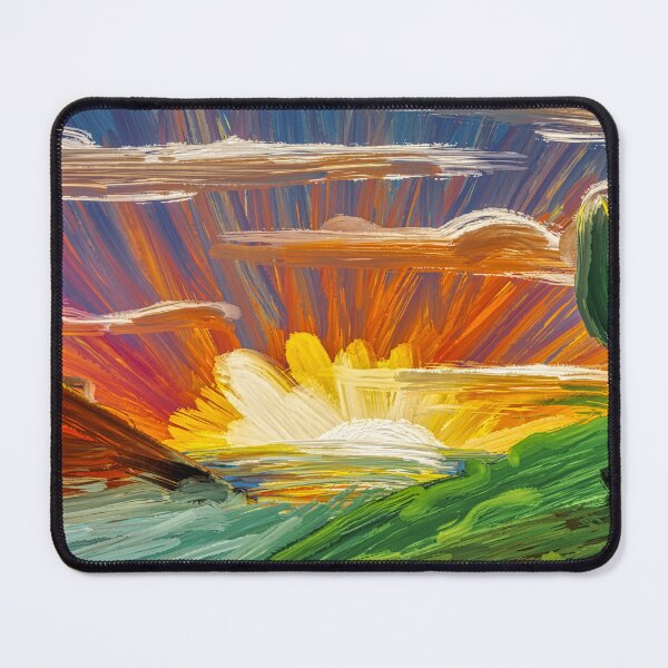 Item preview, Digital Painting Cactus Sunset Andean Altiplano designed and sold by Keltoi-art.