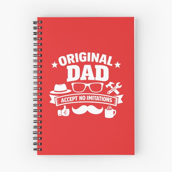 Item preview, Original Dad Accept No Imitations. Funny Father’s Day Quote. Dad's Quote  designed and sold by DesignHouse07.