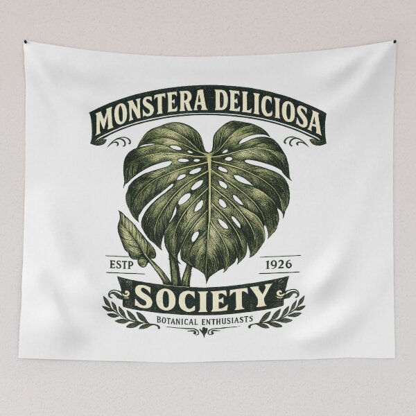 Item preview, Monstera Deliciosa Society Plant Lovers Club designed and sold by Retr0Tshirts.
