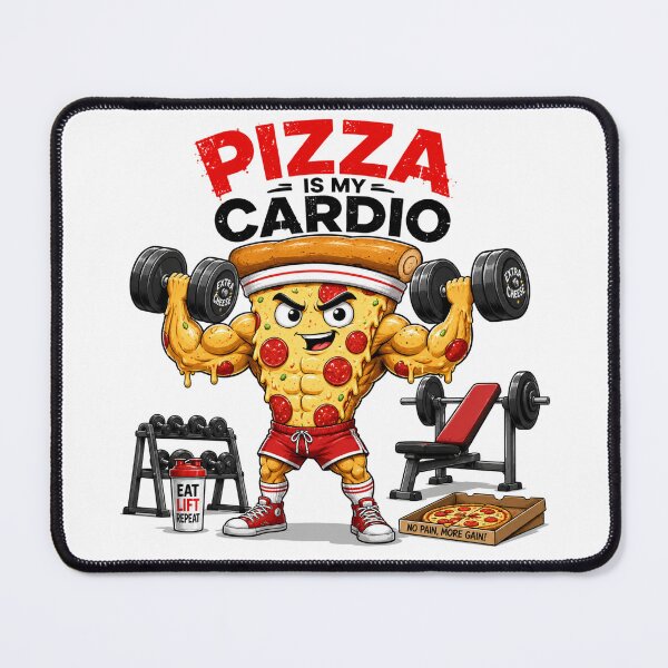 Item preview, Pizza Workout Funny Gym T-Shirt | Fitness Humor designed and sold by JustResultsCo.