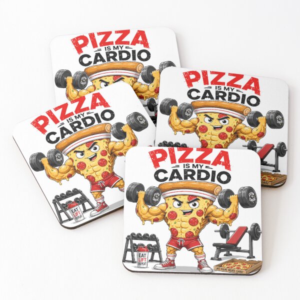 Item preview, Pizza Workout Funny Gym T-Shirt | Fitness Humor designed and sold by Golden Era Studio.