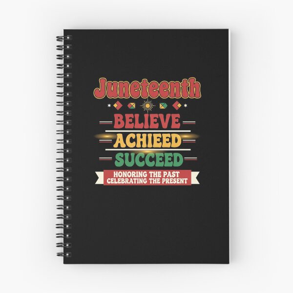 Item preview, Juneteenth Believe Achieve Succeed Minimalist Freedom Day designed and sold by Designs-RZ.