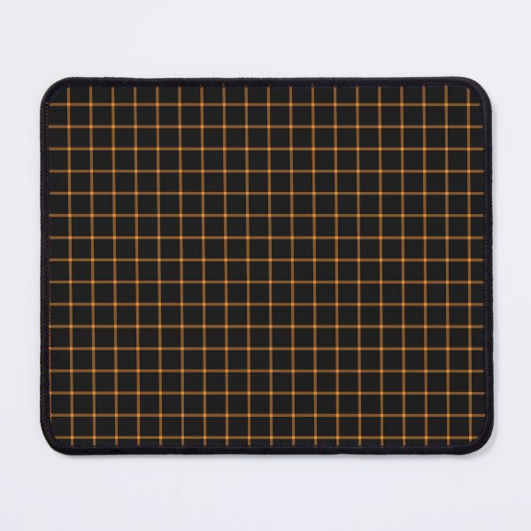 Item preview, Black And Orange Mini Gingham Pattern designed and sold by pattern-archive.