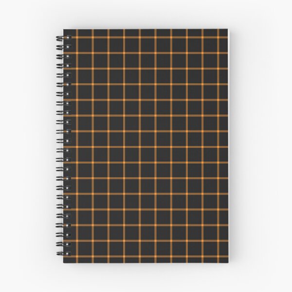 Item preview, Black And Orange Mini Gingham Pattern designed and sold by pattern-archive.