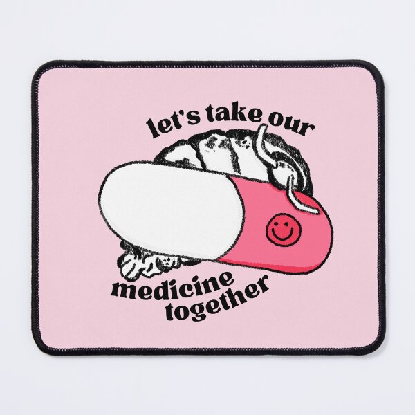 Item preview, Pink Pill Isopod Take Our Medicine Together designed and sold by potterspatch.