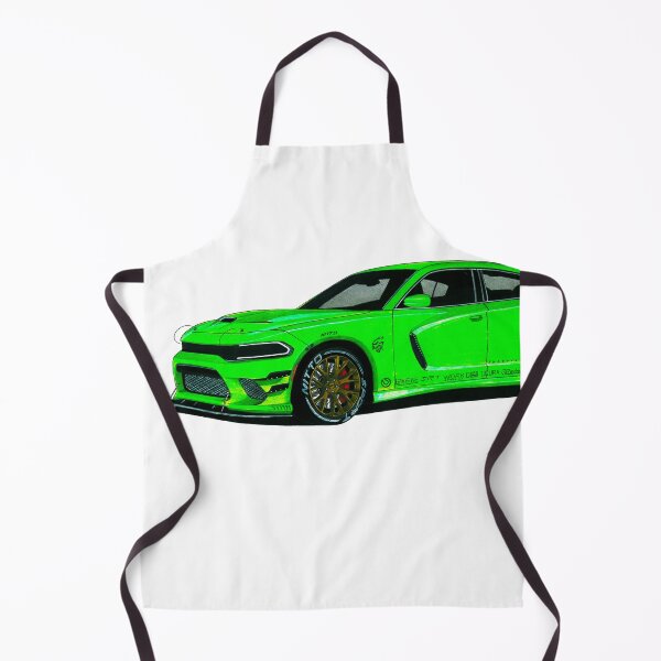 Item preview, Exclusive drawing legendary american green 4 door muscle car Charger SRT Hellcat 6.2L V8 HEMI engine designed and sold by Cars23.
