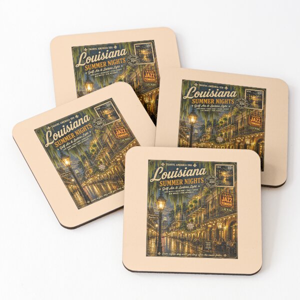Item preview, Louisiana Summer Nights – Travel America 250 designed and sold by Novel Works Studio.