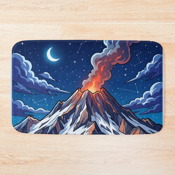 Item preview, Lassen Volcanic National Park Anime Landscape designed and sold by SpiriTravels.