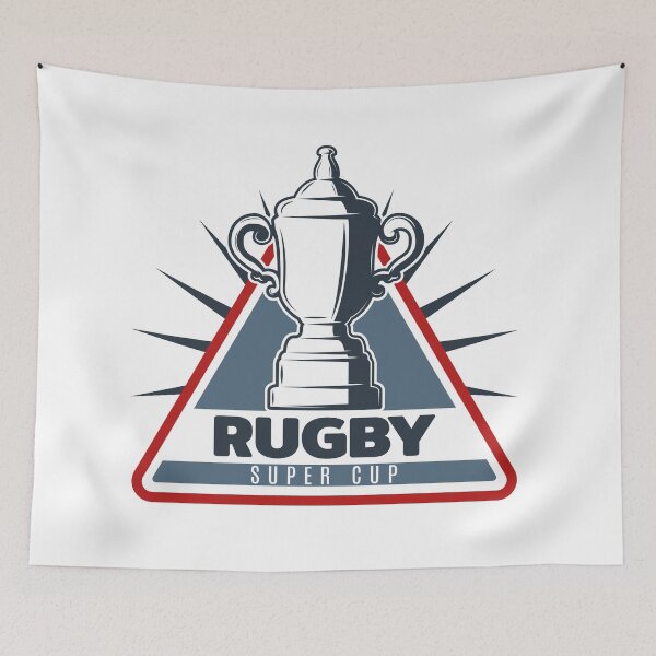Item preview, Vintage Rugby Trophy Champion Super Cup Sticker designed and sold by topprinting.