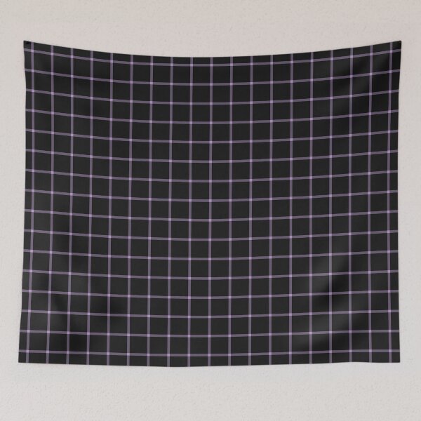 Item preview, Black And Purple Mini Gingham Pattern designed and sold by pattern-archive.