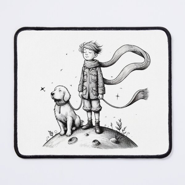 Item preview, The Prince & The Dog designed and sold by DroneWorks Creative.