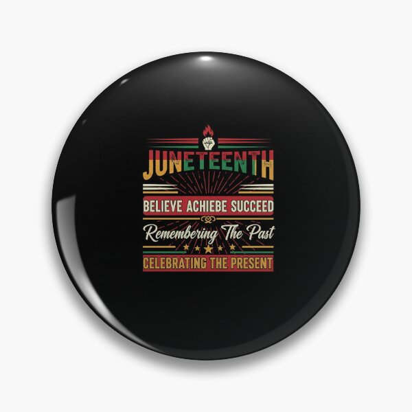 Item preview, Juneteenth Believe Achieve Succeed Simple Text Funny designed and sold by Designs-RZ.