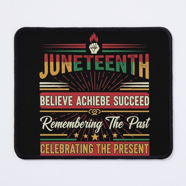 Item preview, Juneteenth Believe Achieve Succeed Simple Text Funny designed and sold by Designs-RZ.