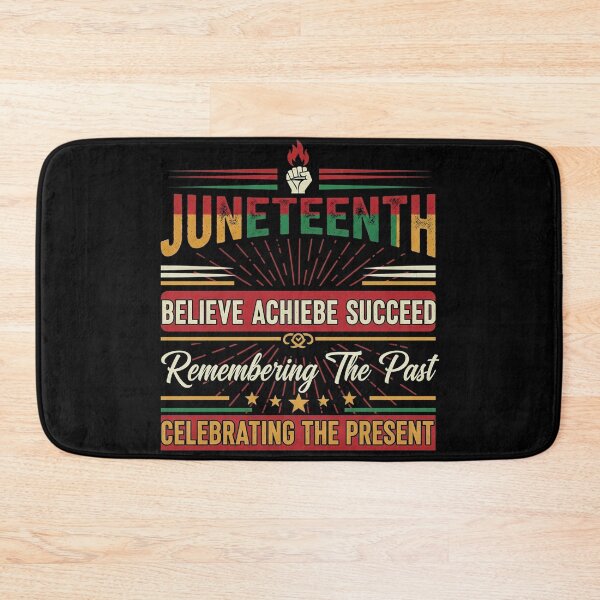 Item preview, Juneteenth Believe Achieve Succeed Simple Text Funny designed and sold by Designs-RZ.