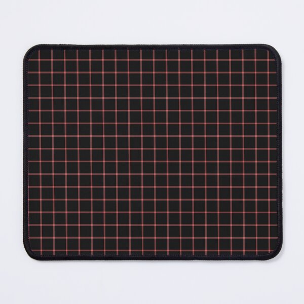 Item preview, Black And Pastel Red Mini Gingham Pattern designed and sold by pattern-archive.