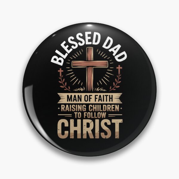 Item preview, Blessed Dad Man of Faith Christian Fatherhood designed and sold by SuperAndSocial.
