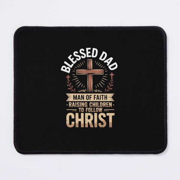 Item preview, Blessed Dad Man of Faith Christian Fatherhood designed and sold by SuperAndSocial.