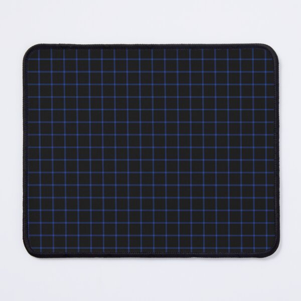 Item preview, Black And Royal Blue Mini Gingham Pattern designed and sold by pattern-archive.