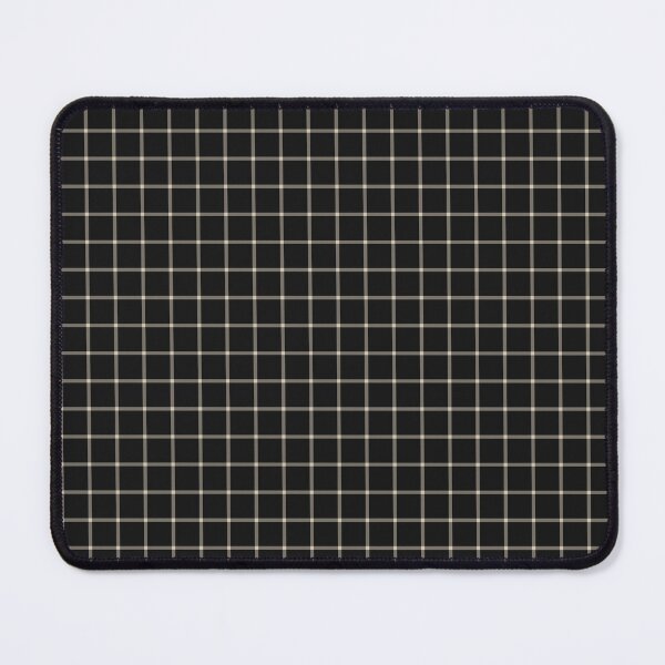 Item preview, Black And Sand Mini Gingham Pattern designed and sold by pattern-archive.