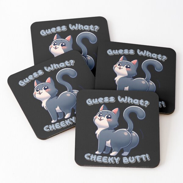 Item preview, Funny Cat Guess What Cheeky Zoo Mom Dad Kids designed and sold by rafaeltto.