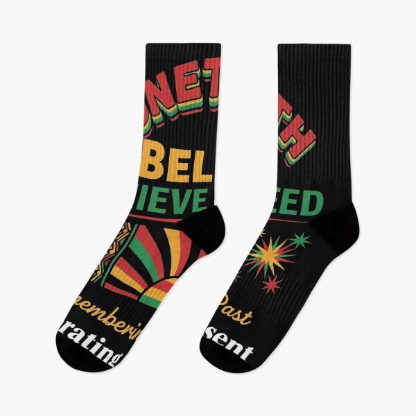 Item preview, Juneteenth Believe Achieve Succeed Minimalist Freedom Tee designed and sold by Designs-RZ.